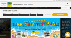 Desktop Screenshot of maderachevrolet.com